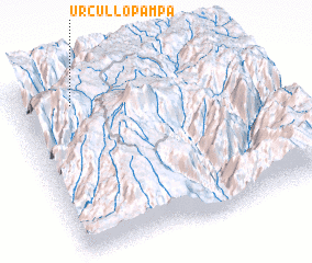 3d view of Urcullo Pampa