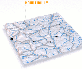 3d view of Mount Holly