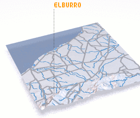 3d view of El Burro