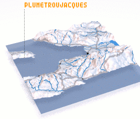 3d view of Plume Trou Jacques