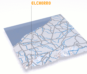 3d view of El Chorro