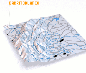 3d view of Barrito Blanco