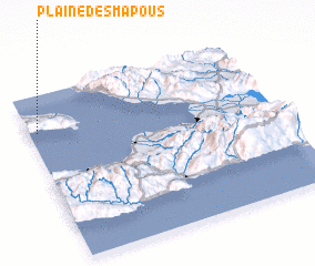 3d view of Plaine des Mapous