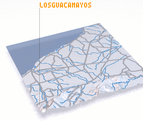 3d view of Los Guacamayos