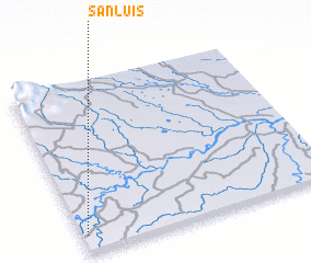 3d view of San Luis