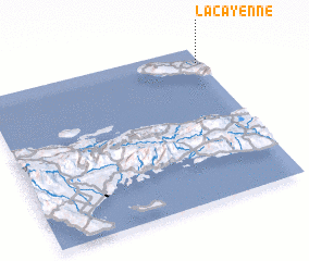 3d view of La Cayenne