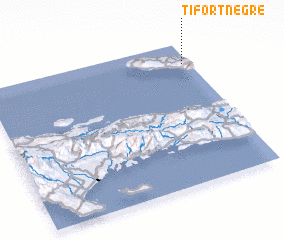 3d view of Ti Fort Nègre