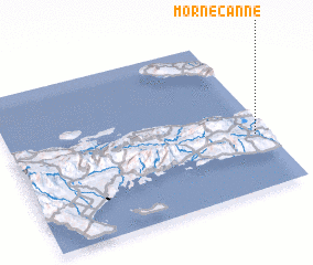 3d view of Morne Canne