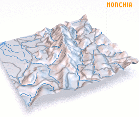 3d view of Monchía