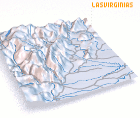 3d view of Las Virginias