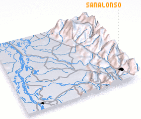 3d view of San Alonso