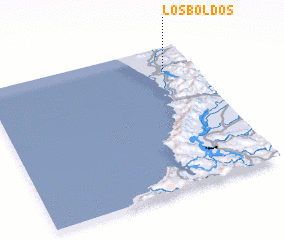 3d view of Los Boldos