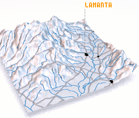 3d view of La Manta