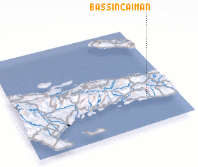 3d view of Bassin Caïman