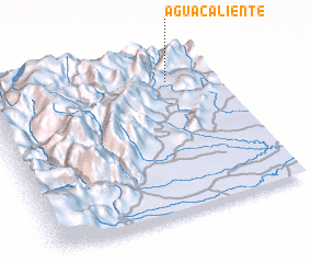 3d view of Aguacaliente