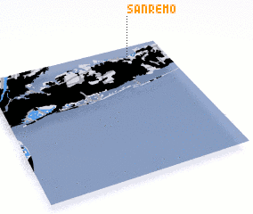 3d view of San Remo