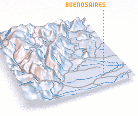 3d view of Buenos Aires