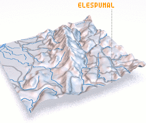 3d view of El Espumal