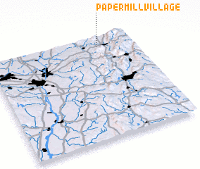 3d view of Paper Mill Village