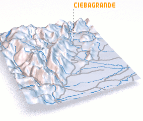 3d view of Cieba Grande