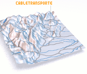 3d view of Cable Transporte