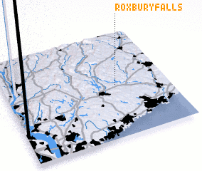 3d view of Roxbury Falls