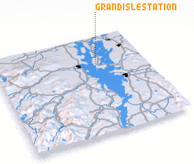 3d view of Grand Isle Station