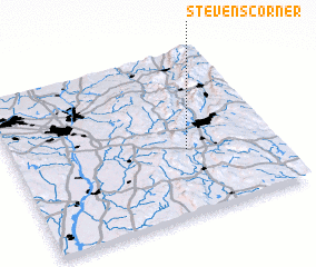 3d view of Stevens Corner