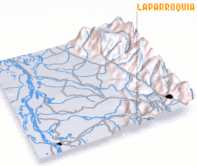 3d view of La Parroquia