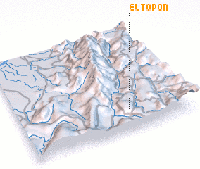 3d view of El Topón