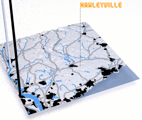 3d view of Hawleyville