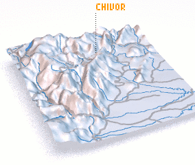 3d view of Chivor