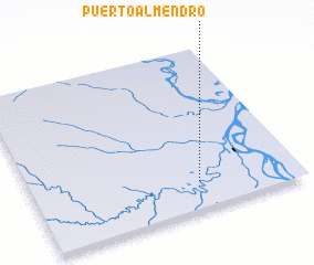 3d view of Puerto Almendro