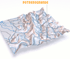 3d view of Potrero Grande