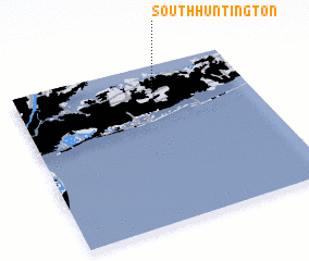 3d view of South Huntington