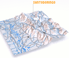 3d view of Santo Domingo