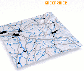 3d view of Green River