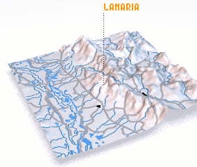 3d view of La María