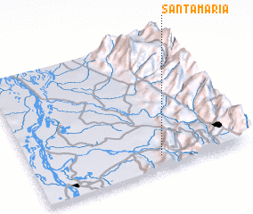 3d view of Santa María