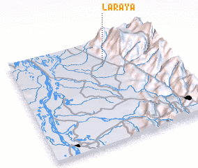 3d view of La Raya