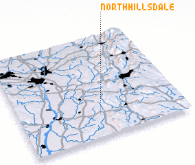 3d view of North Hillsdale
