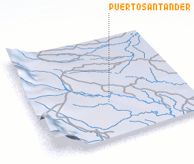 3d view of Puerto Santander