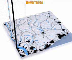 3d view of Mount Riga