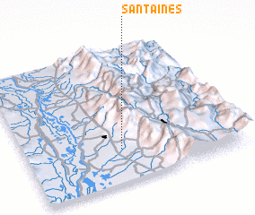 3d view of Santa Inés