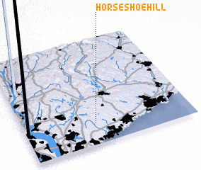 3d view of Horseshoe Hill