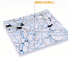 3d view of Arnolds Mill