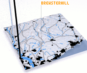 3d view of Brewster Hill