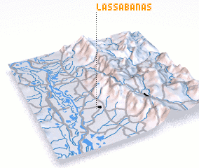 3d view of Las Sabanas