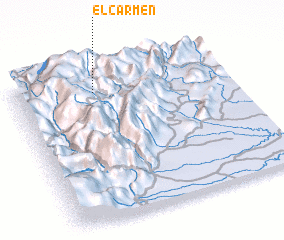 3d view of El Carmen