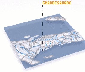 3d view of Grande Savane